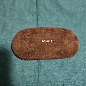 Tom Ford Brown Suede Glasses Case